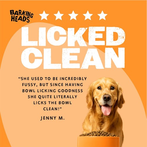 Barking Heads Bowl Lickin' Chicken Wet Dog Food Pouch