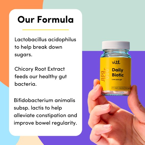 Vitl Daily Biotic Capsules