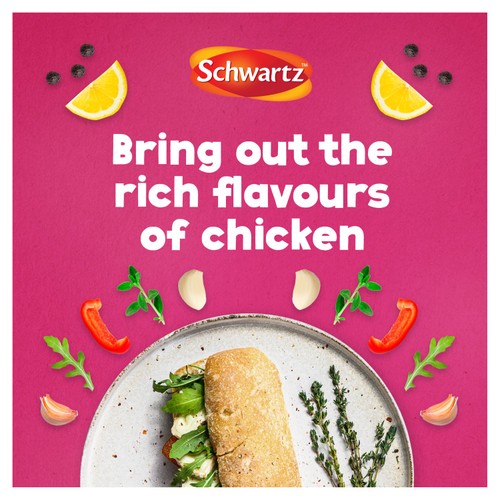 Schwartz Paprika & Lemon Chicken Seasoning No Added Salt Jar