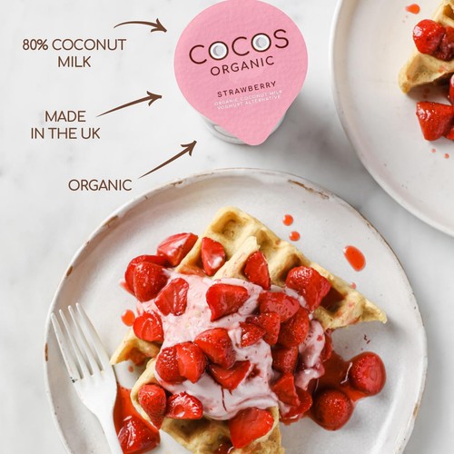 COCOS Organic Strawberry Coconut Yoghurt