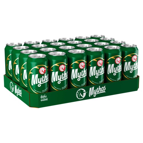 Mythos Premium Greek Lager Beer Can
