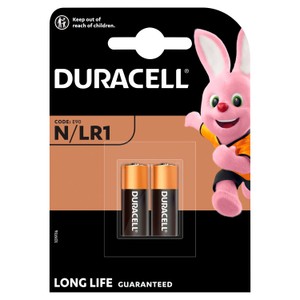 Duracell Specialty N Alkaline Battery 1, 5V (E90 / LR1), pack of 2