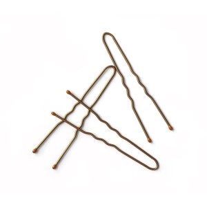 Small Hair Pins, Brown, 5cm