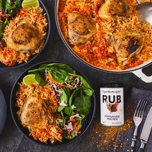 Cape Herb & Spice Portuguese Peri Peri Seasoning Rub Tin