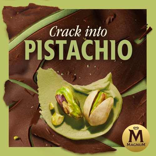 Magnum Signature Pistachio Ice Cream Sticks