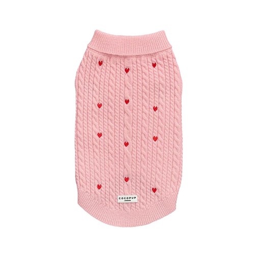 Cocopup Pink Heartstrings Jumper for Dog - S