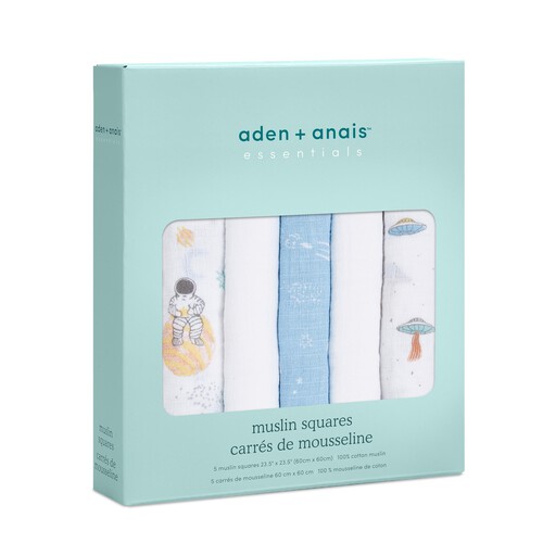 Lot De 3 Débarbouillettes En Mousseline De Coton Aden+Anais Essentials