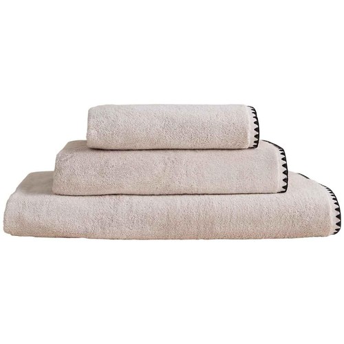 M&S Blanket Stitch Egyptian Bath Sheet, Linen