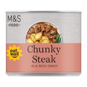 M&S Chunky Steak Pieces in Gravy