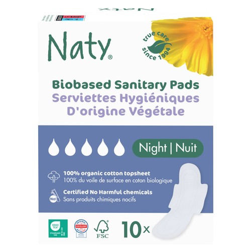 Naty Sanitary Pads Night