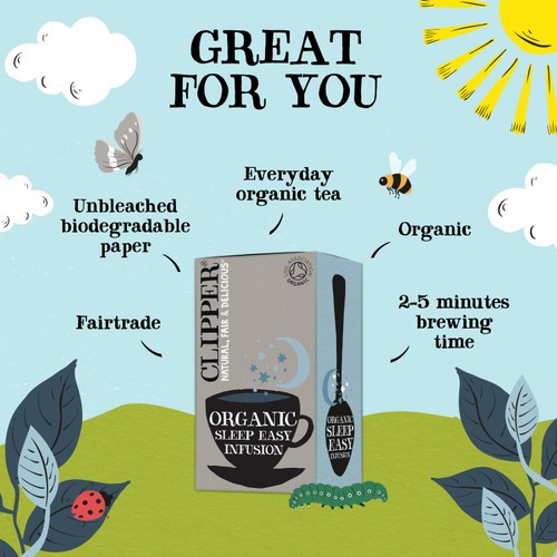 Clipper Organic Sleep Easy Infusion Tea Bags