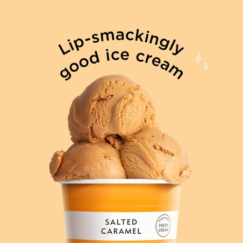 Jude's Salted Caramel Ice Cream