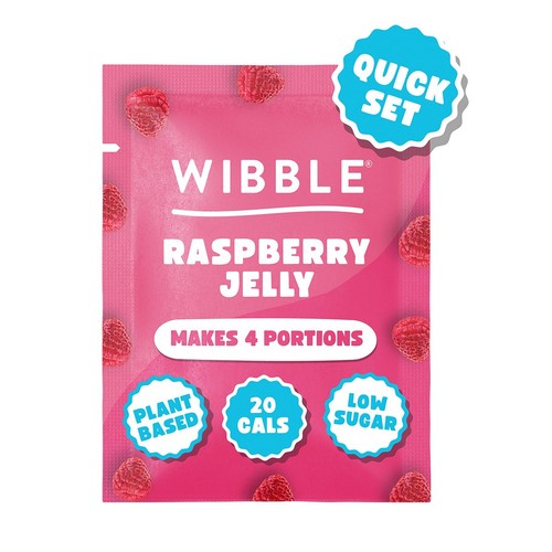 Wibble Plant-based Raspberry Jelly Crystals