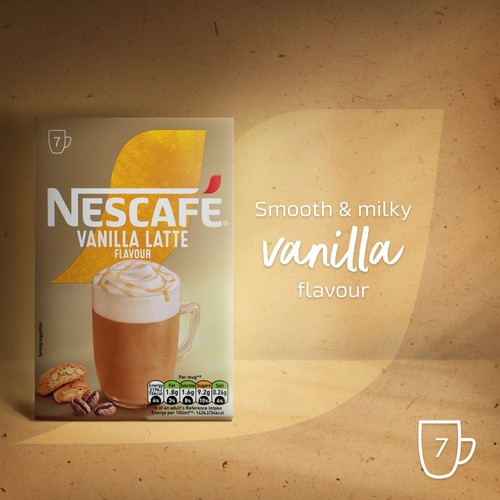 Nescafe Vanilla Latte Instant Coffee 7 Sachets