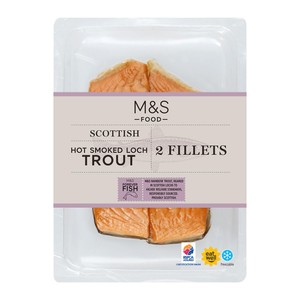 M&S 2 Scottish Hot Smoked Loch Trout Fillets