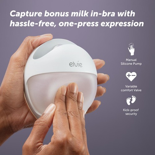 Elvie Curve Manual Silicone Breast Pump