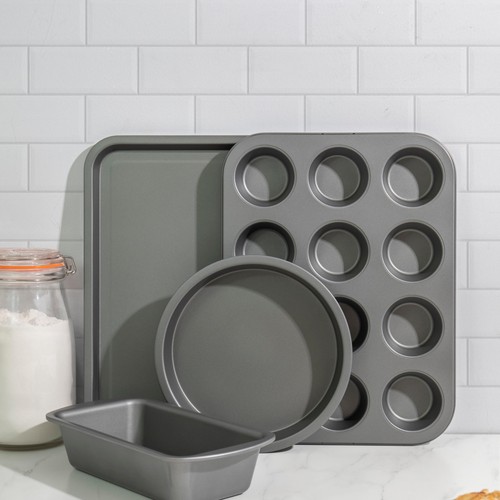 KitchenCraft Four Piece Bakeware Set, Gift Boxed