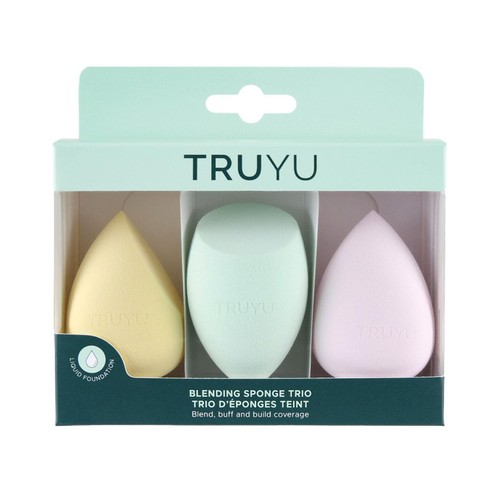 TRUYU Blending Makeup Sponge Trio