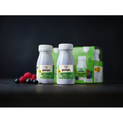 M&S Good Gut Berry Kefir Gut Shot Multipack