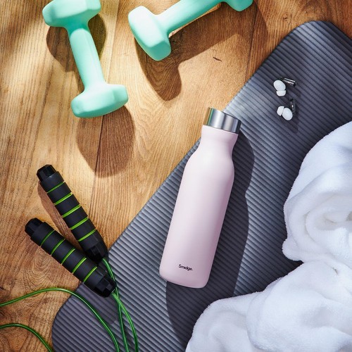 Smidge Reusable Water Bottle, Summer Blush, 500ml