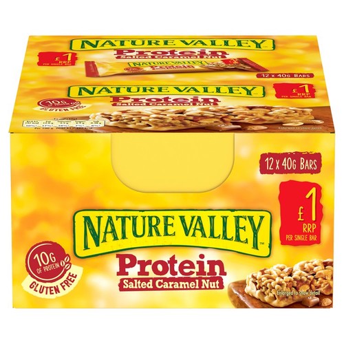 Nature Valley Protein Salted Caramel Nut Cereal Bars