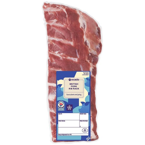 Ocado British Pork Rib Rack