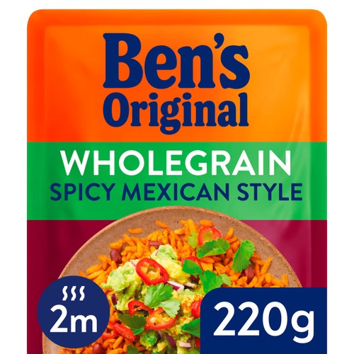 Ben's Original Wholegrain Spicy Mexican Microwave Rice
