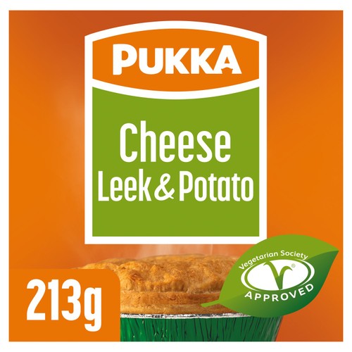Pukka Pies Leek & Potato Pie, 213g
