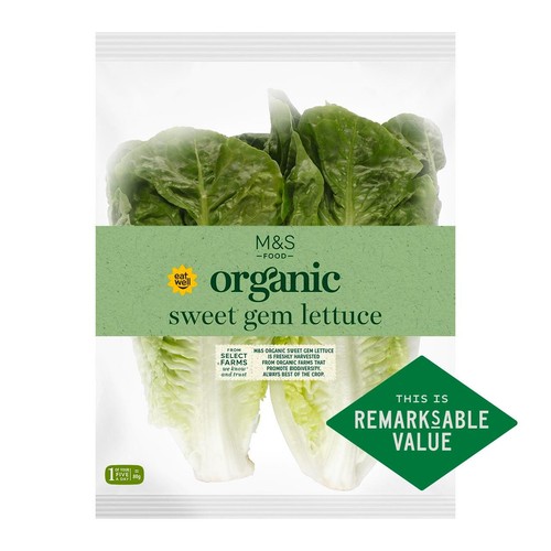 M&S Organic Sweet Gem Lettuce 