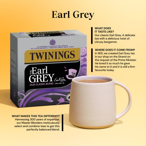 Twinings Earl Grey Tea 80 Tea Bags