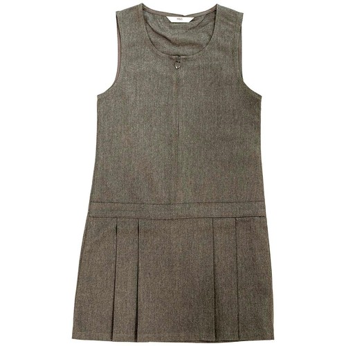 M&S Pleated Pinafore, 5-6 Years, Grey