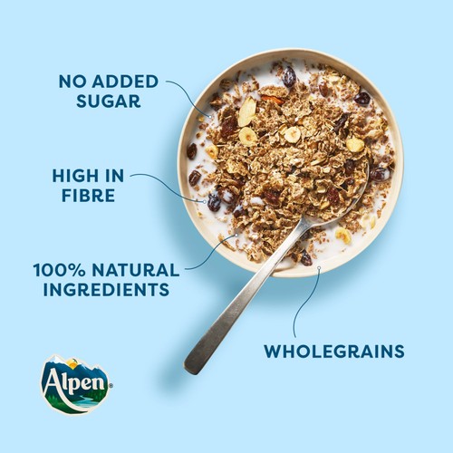 Alpen No Added Sugar Muesli Breakfast Cereal
