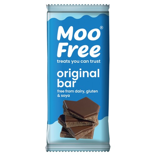 Moo Free Dairy Free Vegan Original Chocolate Bar