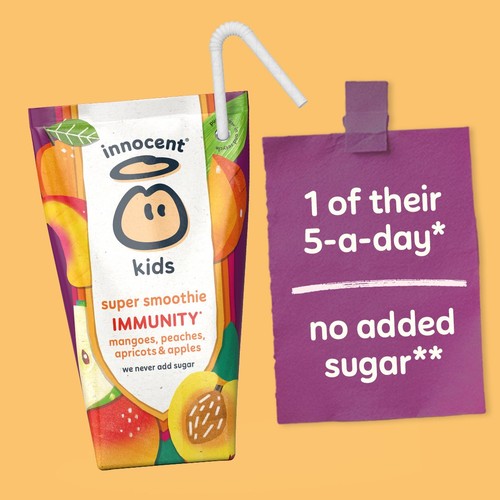 Innocent Kids Mangoes, Peaches, Apricots & Apples Super Smoothies