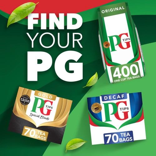 PG Tips 240 Black Tea Plant based biodegradable tea bags