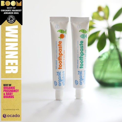 Organic Children Mandarin & Aloe Vera Fluoride Free Toothpaste