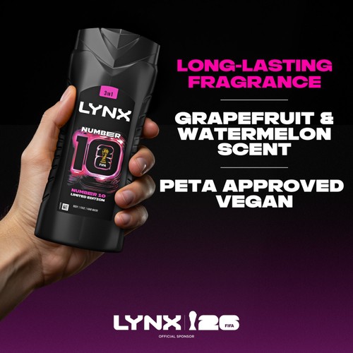 Lynx SG Number 10 FIFA Shower Gel