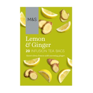 M&S Lemon & Ginger Infusion Tea Bags