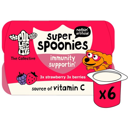 The Collective Super Spoonies Immunity Supporting Strawberry & Berries