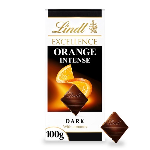 Lindt Excellence Dark Orange Chocolate Bar