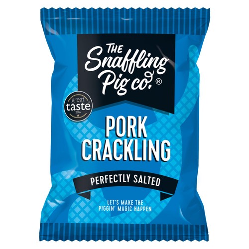 Snaffling Pig Perfectly Salted Pork Crackling Packets