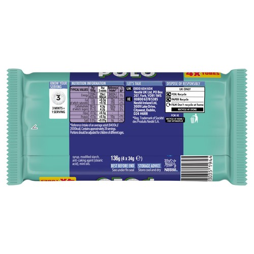 Polo Spearmint Tube