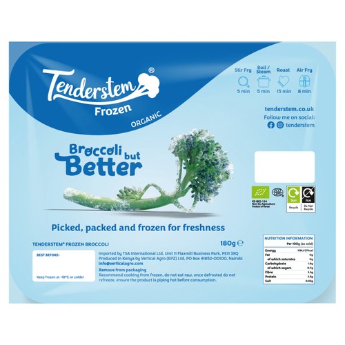 Tenderstem Broccoli Organic Frozen