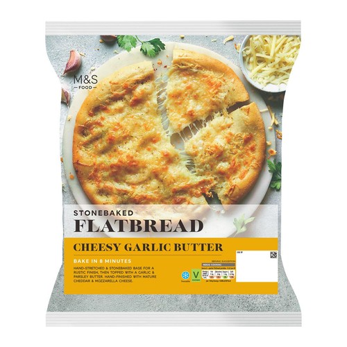 M&S Cheesy Garlic Butter Flatbread