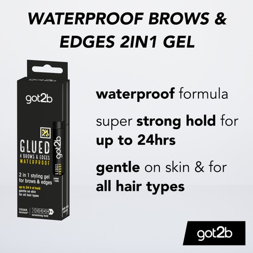 Got2b Glued for Brows & Edges Waterproof Hair Gel