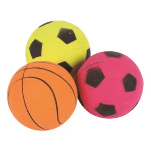 Happy Pet Neon Sports Ball Dog Toy