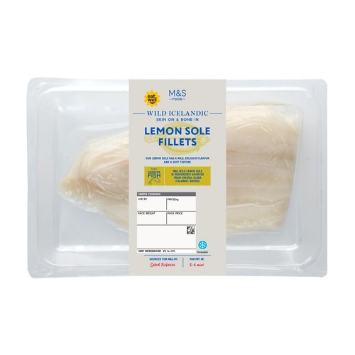 M&S Icelandic 2 Lemon Sole Fillets