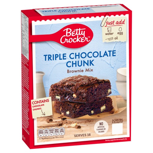 Betty Crocker Triple Chocolate Chunk Brownie Mix