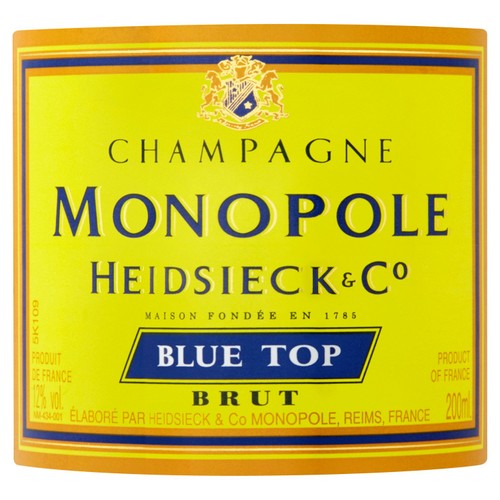 Heidsieck Monopole Blue Top Brut NV Small Bottle