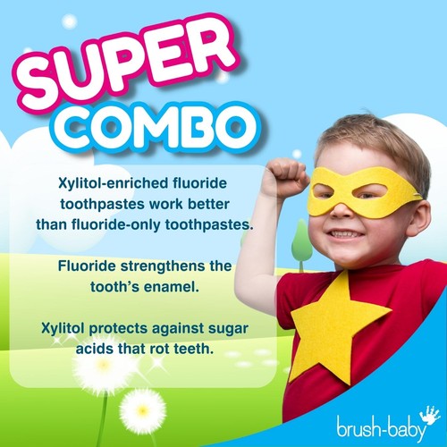 Brush-Baby Applemint Toothpaste, 0-3 Yrs